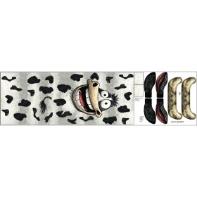 TURNBEUTEL FÜR KINDER - COW DOTTY