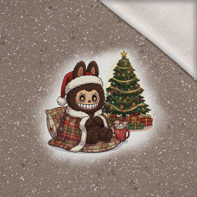 Creepy Cute Christmas WZ.4 - panel (60cm x 50cm) Wintersweat angeraut mit Elastan ITY