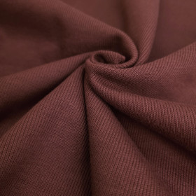 Baumwoll-Strick-Sweat "Margot" - SCHOKOLADENBRAUN (D-245)