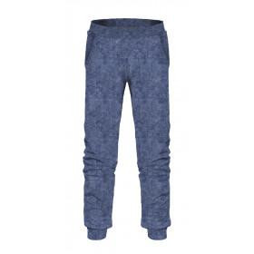 KINDER-JOGGINGHOSE "LYON" (86/92) - ACID WASH / DUNKELBLAU - Sommersweat 