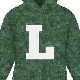 KINDER HOODIE (ALEX) - "L" / acid wash grün - Nähset