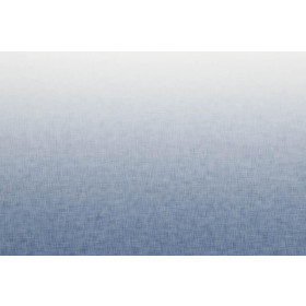 OMBRE / ACID WASH - blau (weiß) - Paneel, Sommersweat 