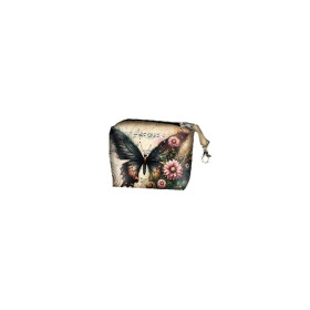 XL Tasche mit Utensilientasche 2 in 1 - BUTTERFLY MUSIC - Nähset