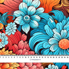 COLORFUL FLOWERS m. 2 - Krepp