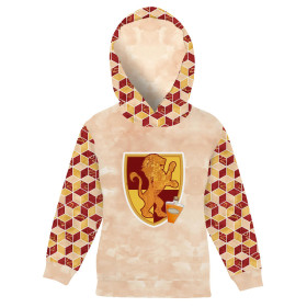 KINDER HOODIE (ALEX) - WAPPEN Ms. 4 (ZAUBERSCHULE) - Nähset