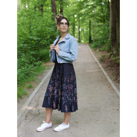 KLEID "ISABELLE" - SPRENKEL / modern mint (SCHNEEPANTHER) - Nähset