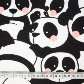 PANDAS / rosa - bio single jerset mit Elastan Sommersweat