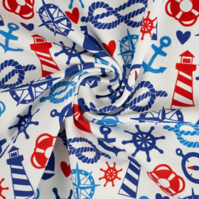 HAFEN MIX - bio single jerset mit Elastan TE210 Sommersweat