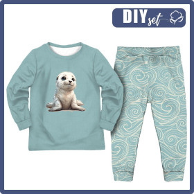 KINDERPYJAMAS "MIKI" - SWEET SEAL - Nähset