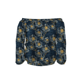 Carmenausschnitt Bluse (SOFIA) - FLOWERS M.20- Nähset 