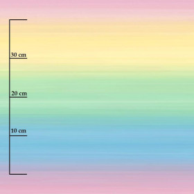 REGENBOGEN STREIFEN XL Ms. 2 - Nylonstoff PUMI