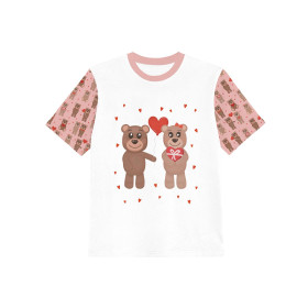 KINDER T-SHIRT- VERLIEBTEN BÄREN Ms. 1 (VERLIEBTEN BÄREN) - Single Jersey