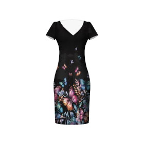 BEAUTIFUL BUTTERFLY WZ. 4 - Kleid-Panel krepp