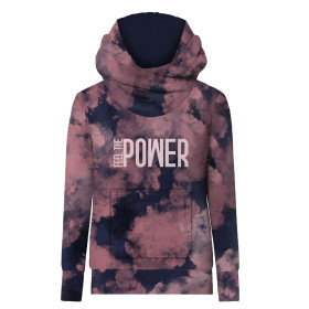 HYDROPHOBER HOODIE UNISEX - FEEL THE POWER - Nähset