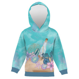 KINDER HOODIE (ALEX) - BRIEF IN DER FLASCHE (WASSERWELT) - Nähset
