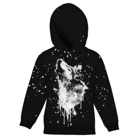 KINDER HOODIE (ALEX) - WOLF M. 3 - Nähset