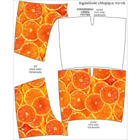 Jungen Badehose - ORANGEN - Nähset