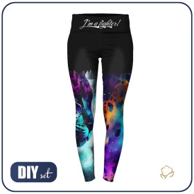 SPORTLEGGINGS - I'M A FIGHTER - Nähset