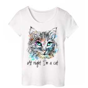 PYJAMAS-T-SHIRT "LINDA" - KATZE - Nähset