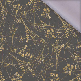 BLÄTTER Ms 12 (gold) / schwarz - Softshell
