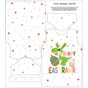 KINDER T-SHIRT - EASTER DINO - Nähset