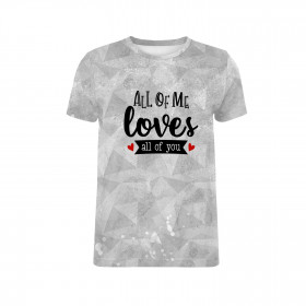 HERREN T-SHIRT - ALL OF ME LOVES ALL OF YOU (BE MY VALENTINE) / EIS - Single Jersey  