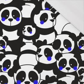 PANDAS / classic blue - bio single jerset mit Elastan  Sommersweat