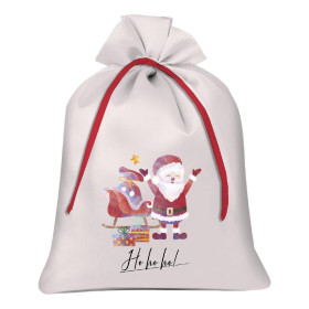 Geschenkbeutel - WEIHNACHTSMANN UND WEIHNACHTSELF (WEIHNACHTSFREUNDE) - Nähset 
