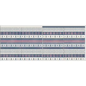 Geschenkbeutel - NORWEGISCHES MIX m. 2 (NORWEGISCHE MUSTER) - Nähset 