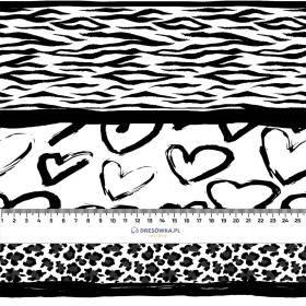 ANIMAL HEARTS - bio single jerset mit Elastan Sommersweat