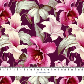 EXOTIC ORCHIDS MS. 8- Single Jersey mit Elastan ITY