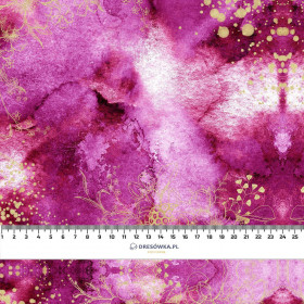 BLUMEN / goldener Umriss Ms. 2 / AQUARELL MARMOR - Thermo lycra