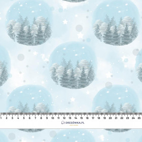 FROST (WINTER IM GEBIRGE) - Wintersweat angeraut mit Elastan ITY