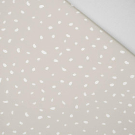 WEIßE SPUREN / beige (MAGISCHER WEIHNACHTSWALD) - HOME DECOR PREMIUM Webware