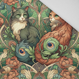 ART NOUVEAU CATS & FLOWERS M. 3 - Panama 220g
