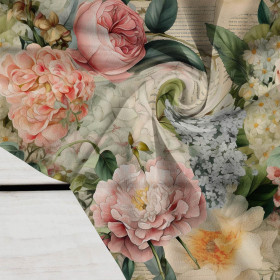 VINTAGE FLOWERS Ms. 14 - Krepp