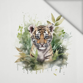 WATERCOLOR TIGER - Panel (60cm x 50cm) Lycra 300g