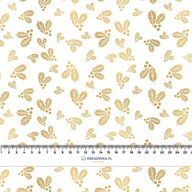 GOLDEN ILEX (WHITE CHRISTMAS) - Wintersweat angeraut mit Elastan ITY