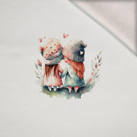 CUTE GIRLS - Paneel (60cm x 50cm) Wintersweat angeraut mit Elastan ITY