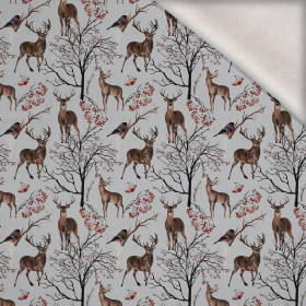 WINTERTIERE (WINTER IM PARK) - Wintersweat angeraut mit Elastan ITY