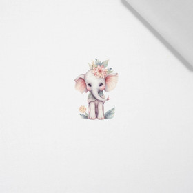 BABY ELEPHANT - Paneel (60cm x 50cm)  Baumwoll Webware