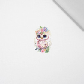 BABY OWL - Paneel (60cm x 50cm)  Baumwoll Webware
