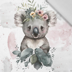 BABY KOALA - Paneel (75cm x 80cm)  Baumwoll Webware