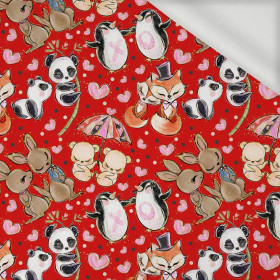 VERLIEBTE TIERCHEN M. 2 - bio single jerset mit Elastan Sommersweat