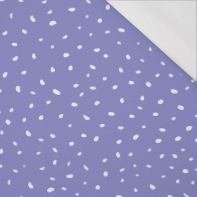 WEIßE SPUREN (Very Peri) - bio single jerset mit Elastan Sommersweat