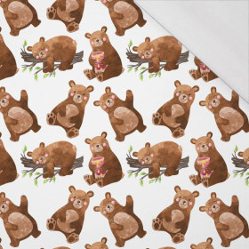 BÄRCHEN MIX (BÄRCHEN UND SCHMETTERLINGE) - bio single jerset mit Elastan Sommersweat