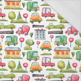 IN DER STADT M. 1 (STADT WELT) - bio single jerset mit Elastan Sommersweat