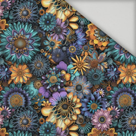 COLORFUL GERBERA - schnelltrocknende Webware