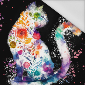 WATERCOLOR CAT MS. 2 - Paneel (60cm x 50cm) Wasserabweisende Webware