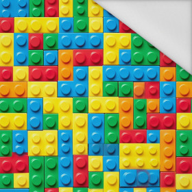 COLORFUL BLOCKS M. 1 - Wasserabweisende Webware